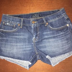 Lucky Brand Denim Cut-Off Shorts (Size 25/0)
